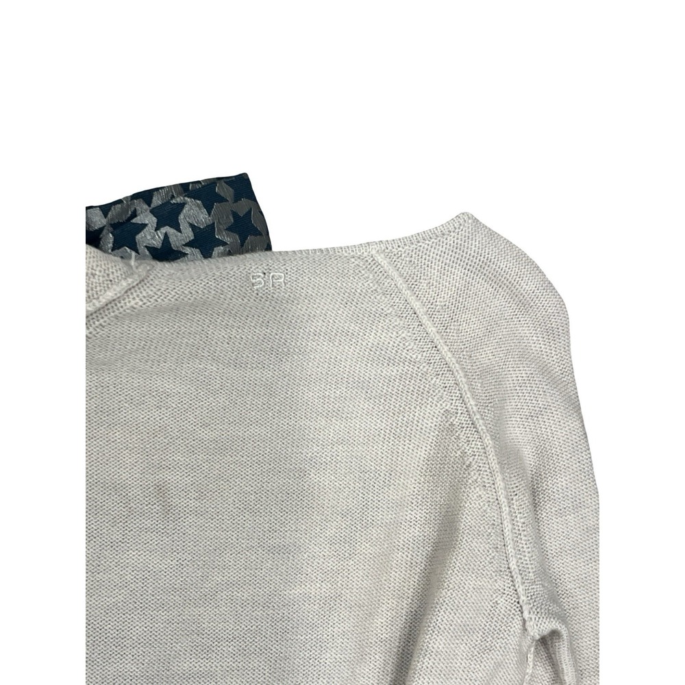 Sonia Rykiel Girl's   6 Sweater Wool Pullover Jumper Bow Gray Are You Dreaming - Picture 8 of 15